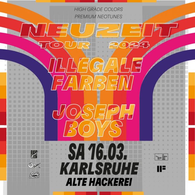 Joseph Boys + Illegale Farben-Konzert in der Alten Hackerei in Karlsruhe