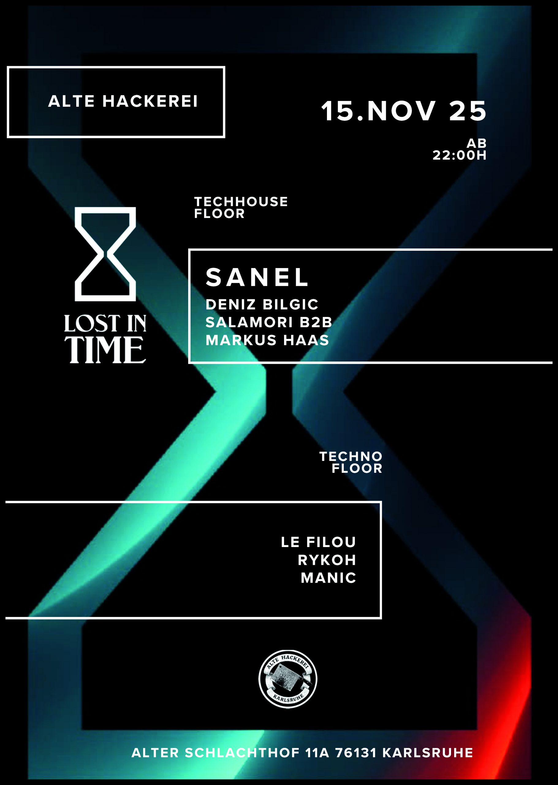 LOST IN TIME #3-Party in der Alten Hackerei in Karlsruhe