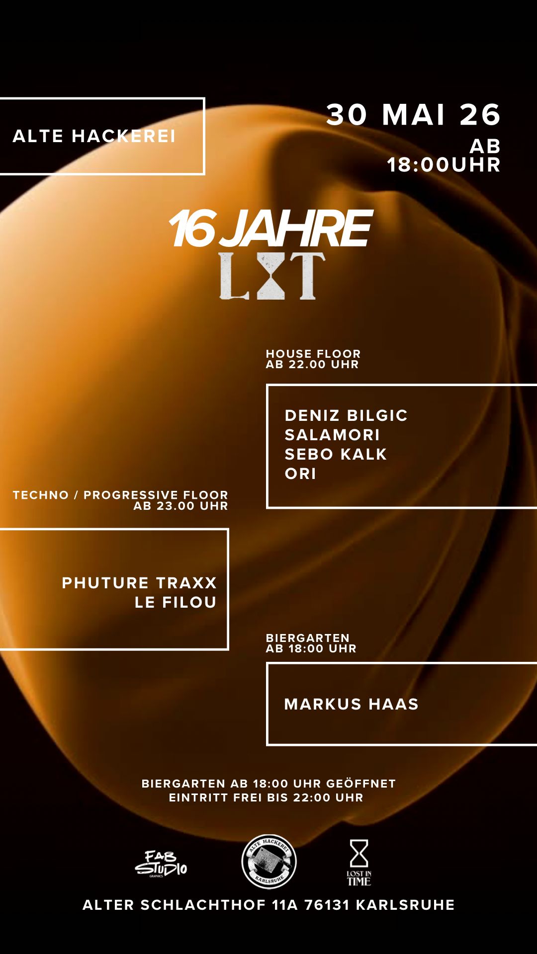 LOST IN TIME #5-Party in der Alten Hackerei in Karlsruhe